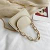 Women Crossbody Bag Small Handbag with Removable Metal Chain Shoulder Strap Crossbody Purse for Phone Lipstick Cards