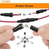 Pack of 10 Practical Inlines Fuses Holders 5x20mm Portable for Efficient Wiring In Home and Industrial Equipment