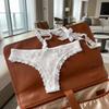 Patchwork Lace Flower Transparent Briefs Lace Underpants Underwear for Women  Lady