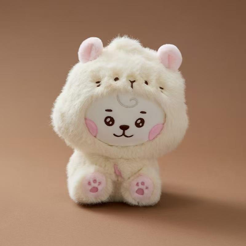 BTS BT21 Βελούδινη κούκλα Kpop Βελούδινο παιχνίδι ζώο έκδοση καθιστή