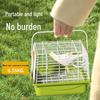Tragbarer Papageien- & Kleinvogel-Reisekäfig für Wellensittiche, Nymphensittiche, Finken, Hamster & Gleithörnchen – Handlicher Ausflugs-Transporter