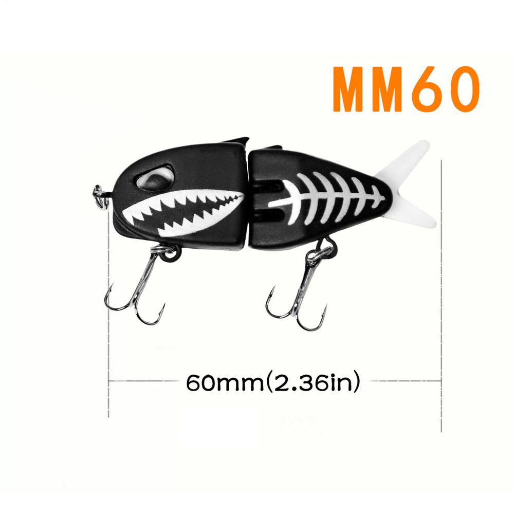 Fishing Lures Freshwater Saltwater Jig Baits Portable Fishing Gear Lures for Trout Freshwater Saltwater Pan Fish