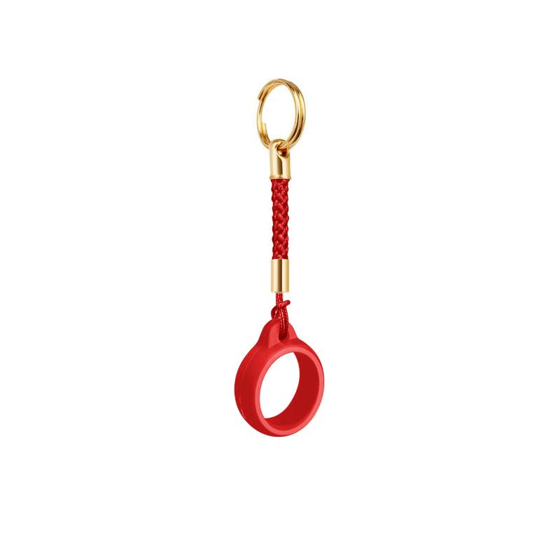 1Pcs Lip Balm Holder Keychain with Soft Braided Lanyard Lightweight Lip Gloss Carrier for Women Girls Daily Outdoor Travel