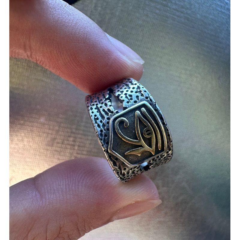 

Fashion Distressed Retro Men s Ring Punk Niche Style Opening Adjustable Hip Hop Ring Index Finger Ring Wide Face Female Fashion Style 57 Adjustable opening