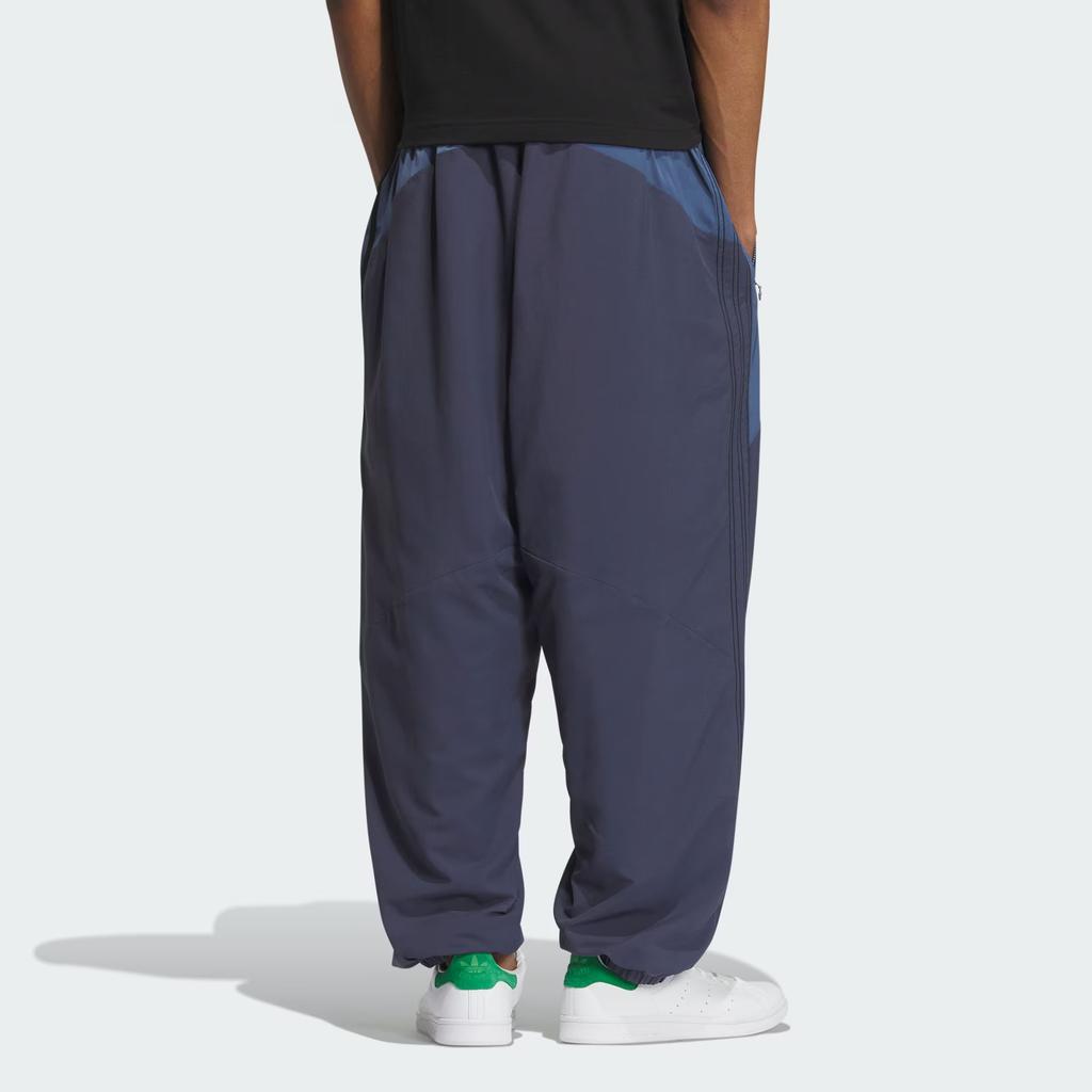 adidas Originals Toc Woven Pants Three Stripes Color Block Sports Long Pants Men Bottoms Dark-Blue IN1008