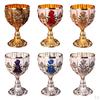 Goblet Embossed Cup Elegnt Drink