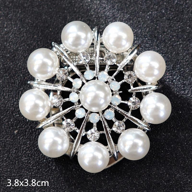 Genuine Professional Amasht Brooch Retro High-end Temperament Luxury Pearl Diamond Pin Women's Suit and Accessories