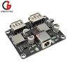 QC3.0 QC2.0 Car USB Charging Buck Module Step Down Fast Quick Car Charger Board 24V 12V to 5V 9V Voltage Regulator DC Dual USB