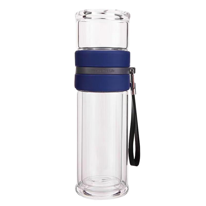 Kuangdi Double-Layer Glass Tea Infuser Bottle