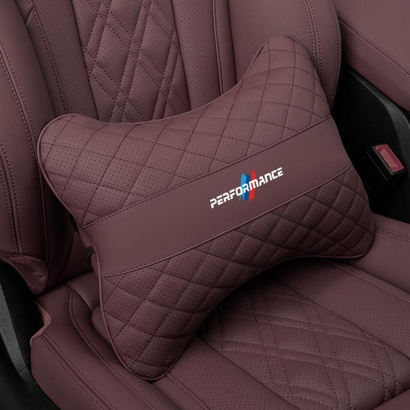 Car Seat Neck Pillow Headrest Lumbar Waist Support Cushion For BMW Performance E46 E39 E90 E91 E92 E60 E30 E60 E70 E84 E53 E87