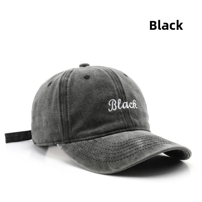 Street Style Cotton Baseball Cap With Embroidery For Casual Men Women Spring Summer