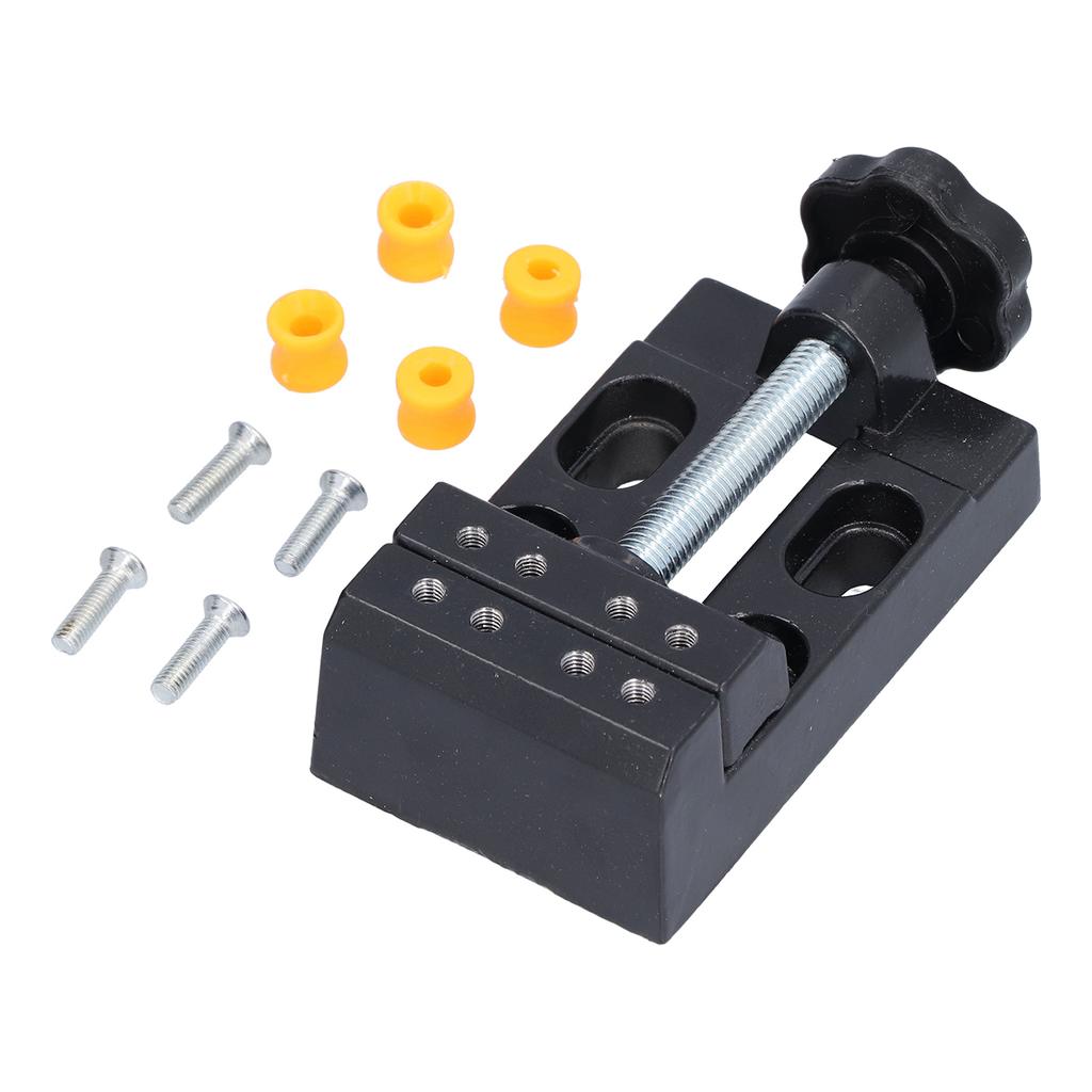 Mini Table Vice Good Fixing Effect Handheld Use Compact Convenient Free Installation Mini Drill