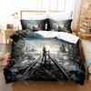 3D Printed Metro Exodus Bedding Set for Boys Girls Duvet Cover And Pillowcase Twin Queen King Full Single Double Sizes