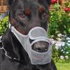 Anti-Bite Dog Mouth Cover Adjustable Strap Pet Mouth Mask Soft Mesh Dog Muzzle  Family Use