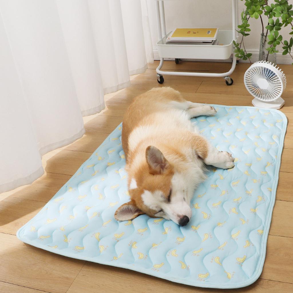 Pet Bed Ice Silk for Dogs Cats Small Medium Breeds Summer Comfort Pad
