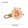 Romantic Rose Atmosphere Sweet Artificial Flower Hair Clip For Women Large Cute Duckbill Hair Accessory
