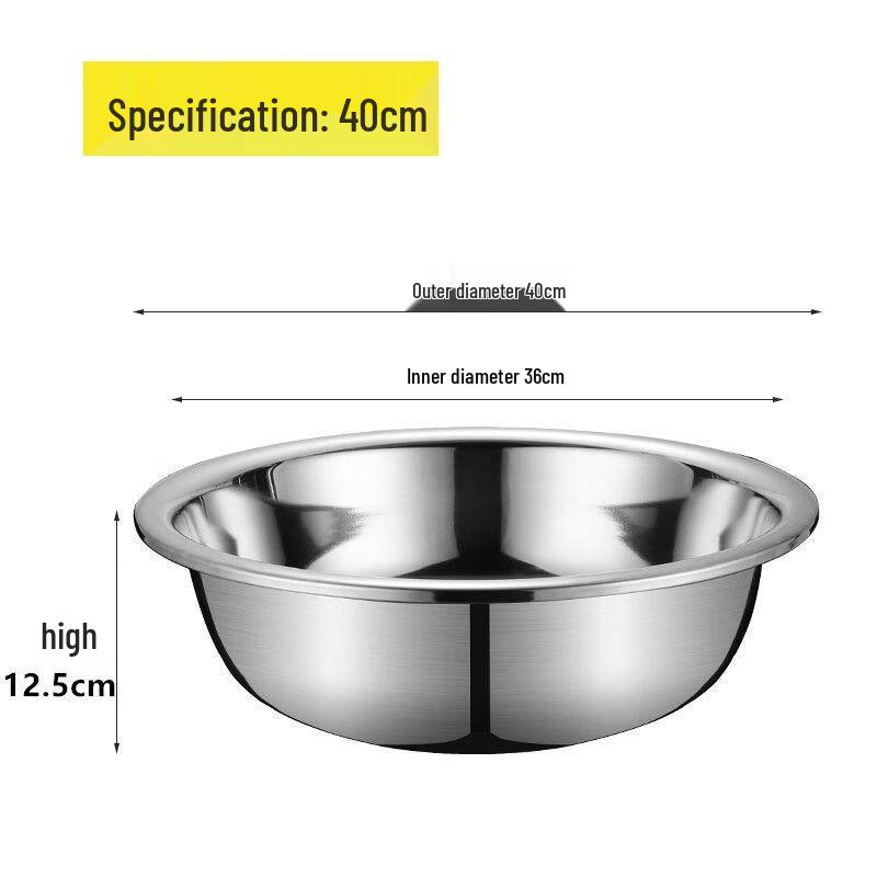 Extra-Large Thickened 304 Stainless Steel Multi-Purpose Basin