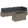 Garden Sofa Set 8 Pcs Poly Rattan