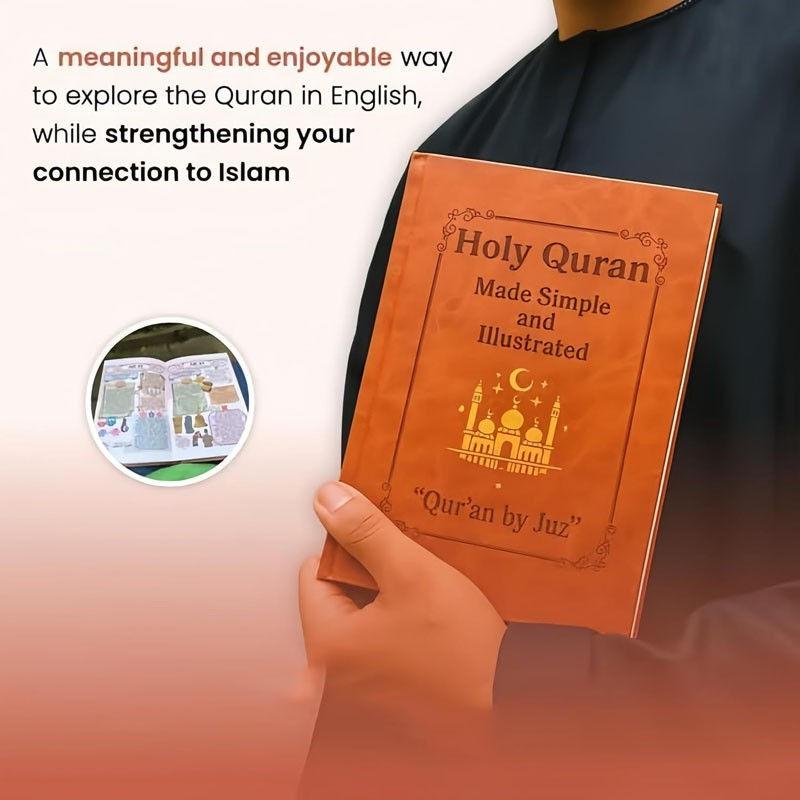 The Quran Journey Holy Quran Made Simple & Illustrated Quran Study Guide Book GZW