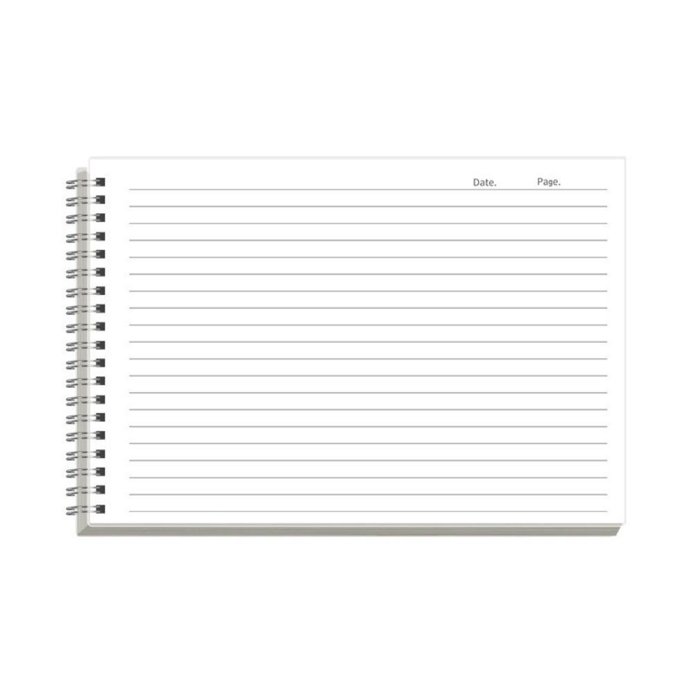 60 Sheets Notebook Side-Bound Journal Multi-functional Lined Notebook Note-Taking