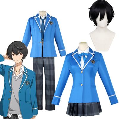 Anime Ensemble Stars Cosplay Knights Tsukinaga Leo Trickstar Hokuto Hidaka Narukami Arashi Aoi Yuta Školní uniformy pro chlapce a dívky