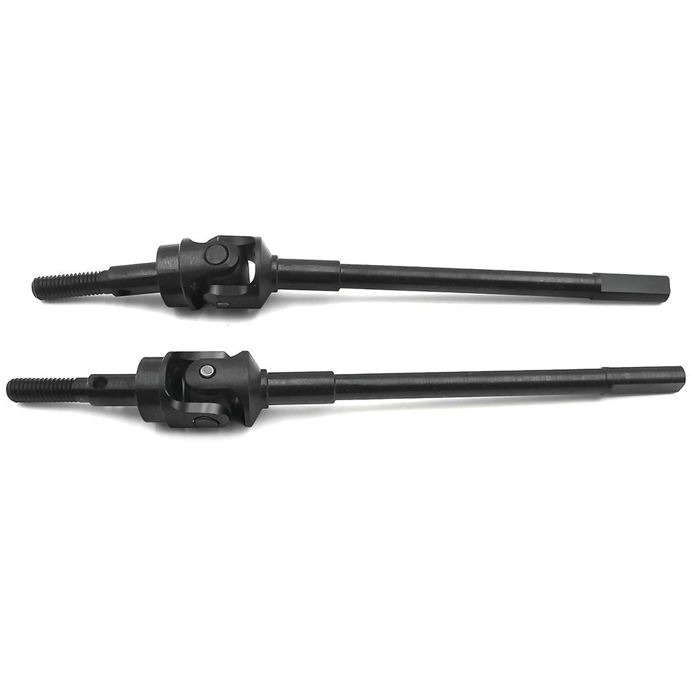 YEAHRUN RC Car Drive Shafts Hard Steel Front&Rear Axle CVD Drive Shafts for 1/10 RC Crawler Axial SCX10 II 90046 Upgrade Parts