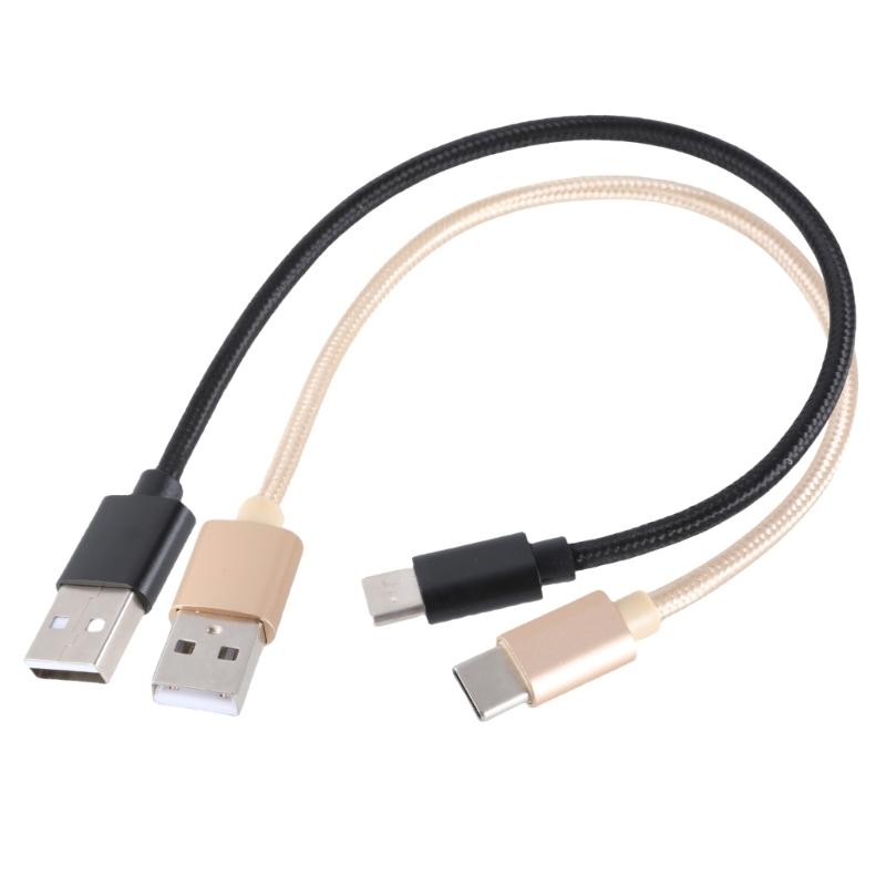 25CM USB TypeC Charging Cable, 60W 480Mbps Quick Data Transfer Nylon Cord For Phone15 Series & USB C Devices