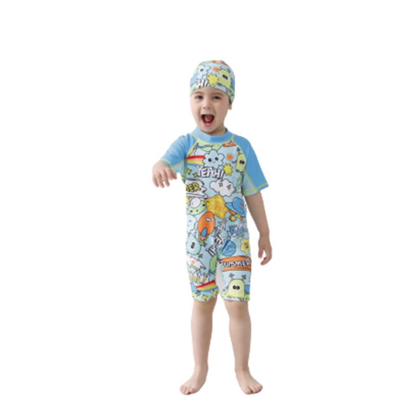 Children's Quick-Dry One-Piece Surfing Swimsuit