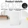 24Pcs Book Display Stand Acrylic Transparent Book Holder Adjustable Photos Card Display Stand for Home Office Artwork Decoration