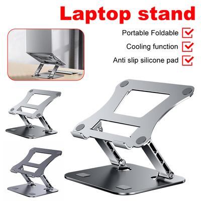 Laptop Stand Adjustable Aluminum Alloy Notebook Laptop Up To 17 Inch Tablet Support Portable Folding Stands Cooling  Bracket