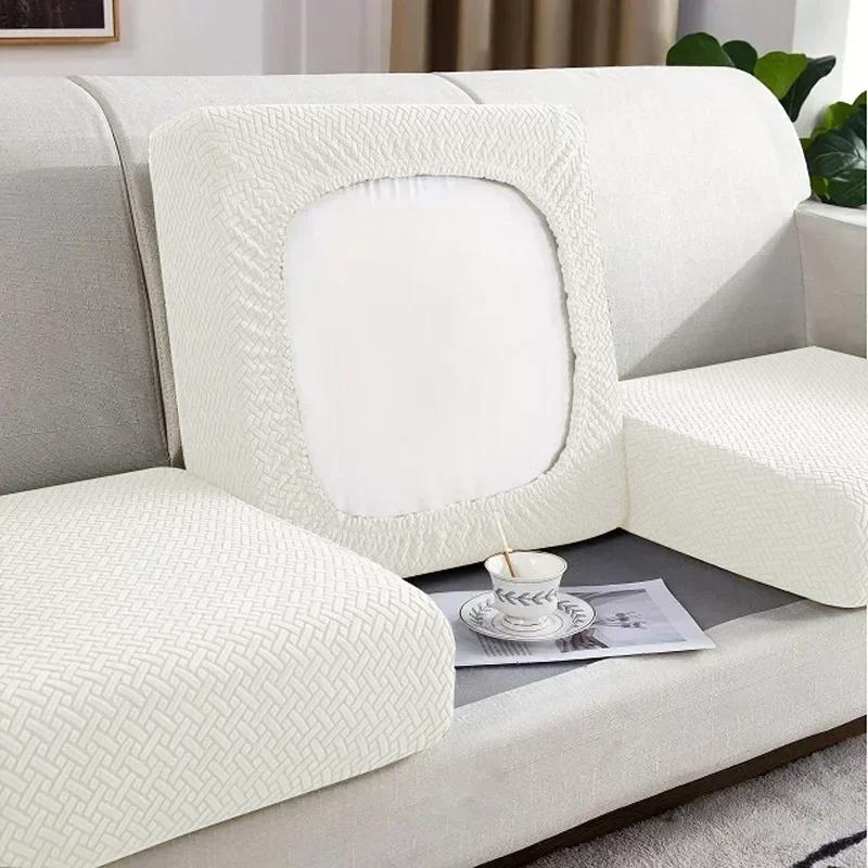 Thick Jacquard Sofa Seat Cover Elastic Sofa Cover Protector Couch Cover For Sofa Anti-Dust Removable Sofa Cushion Slipcover