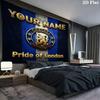 Chelsea F Custom Name Wall Tapestry Aesthetic Wall Hanging Printed Fabric Blanket Decorative Tapestries for Bedroom Living Room Home Decor