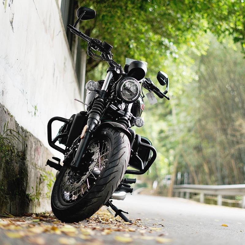Yangtze 400/450/700 Bumper Guard Bar with Quick Release Backrest and Retro Saddlebag