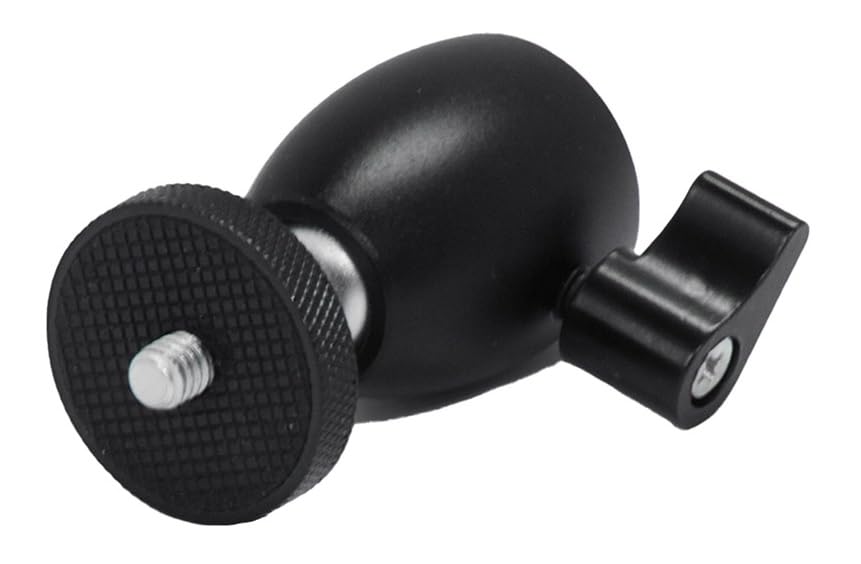 Free head 360 degree rotation inch screw ball head adapter Q39 1/4