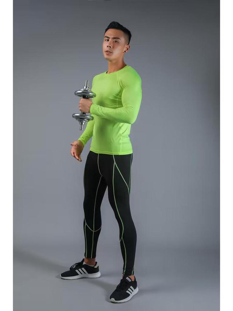 Speedy Kids' Compression Sports Suit: Quick-Drying Basketball & Football Training Gear for Spring and Autumn