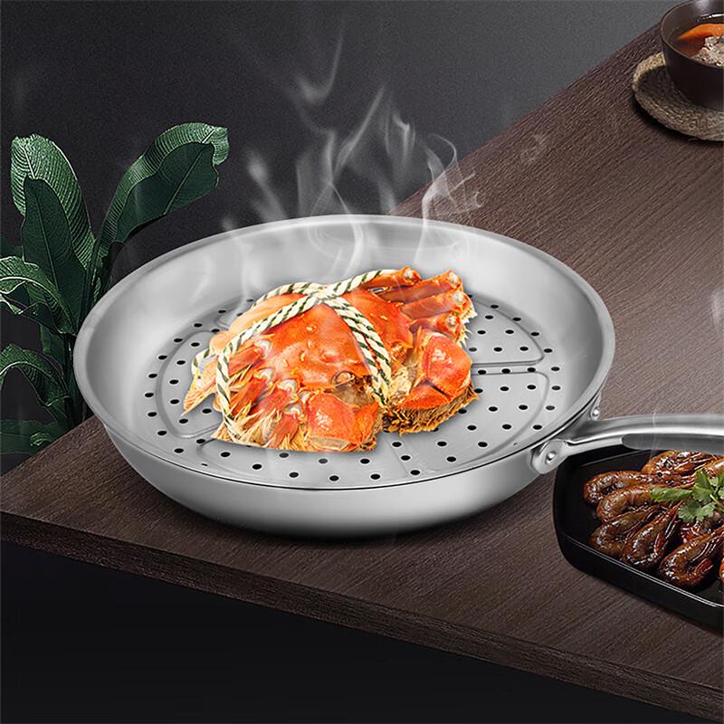 Triceratops 32cm Wok aus 316 Edelstahl