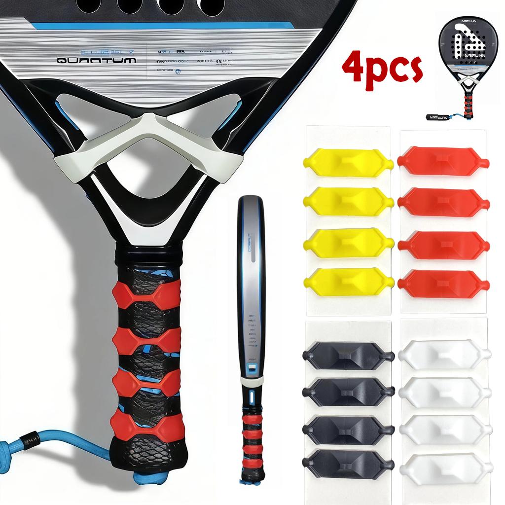 Beemon Padel racket custom handle grip silicone enhanced anti-slip comfort, anti-slip cover for badminton/tennis racket