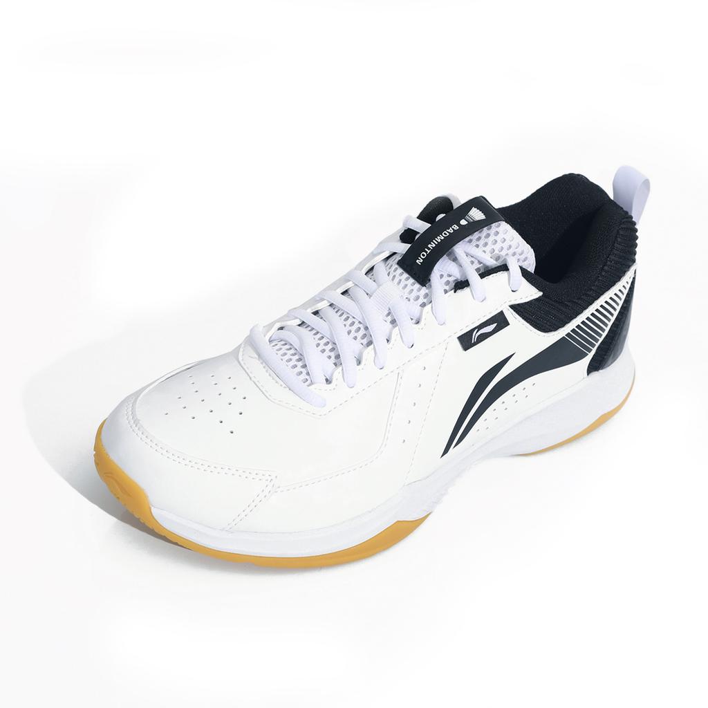 Li-Ning All-Purpose Fashion Professional Casual Versatile Shock Absorbing Non-Slip Low-Top Badminton Shoes Unisex sneaker White Black AYTU015-1