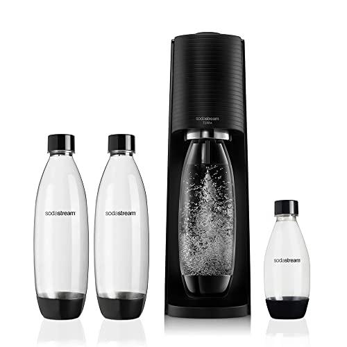 Sodastream terra megapack qc sparkling water maker 1L Black