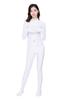 Smooth Knit Catsuit Covering Fingers and Toes Size [KN17-5H] (Women's L, White)