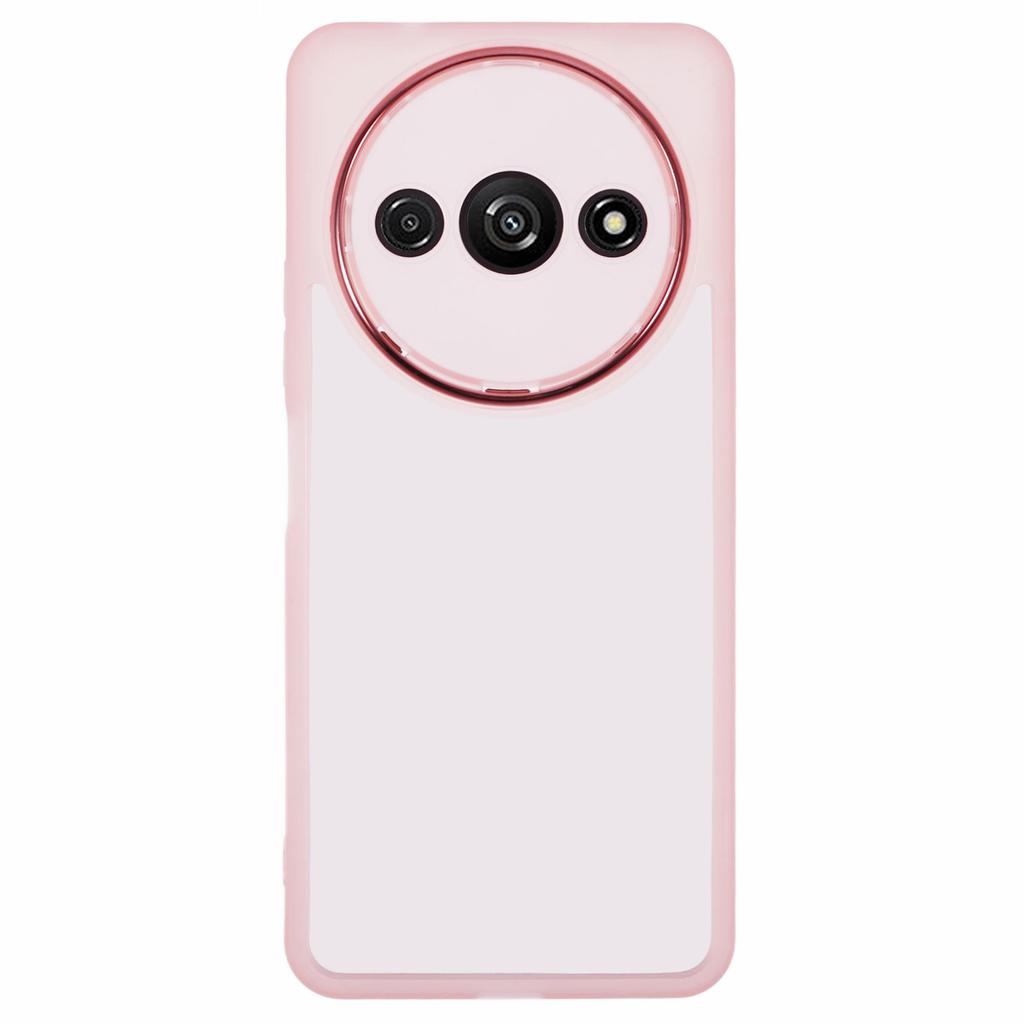 DKSM Series For Xiaomi Poco C61 4G/Redmi A3 4G Case Electroplated Camera Frame TPU Phone Cover