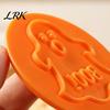 DIY Fondant Embosser Tools 8pcs Halloween Magnetic Cookie Stamp Molds, Pumpkin Ghost And Skeleton Patterns Stainless Steel Stamper Design