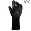 1PC / 1 Pair Oven Gloves, Oven Mitts, Heat Resistant Fireproof Non-Slip Silicone BBQ Grill Gloves for Cooking Barbecue Baking