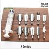 3D Stainless Steel Jelly Flower Piping & Carving Tool for Baking