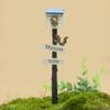 Mailbox Creative Squirrel Microscopic Scene Decoration Props Mini Model Ornament