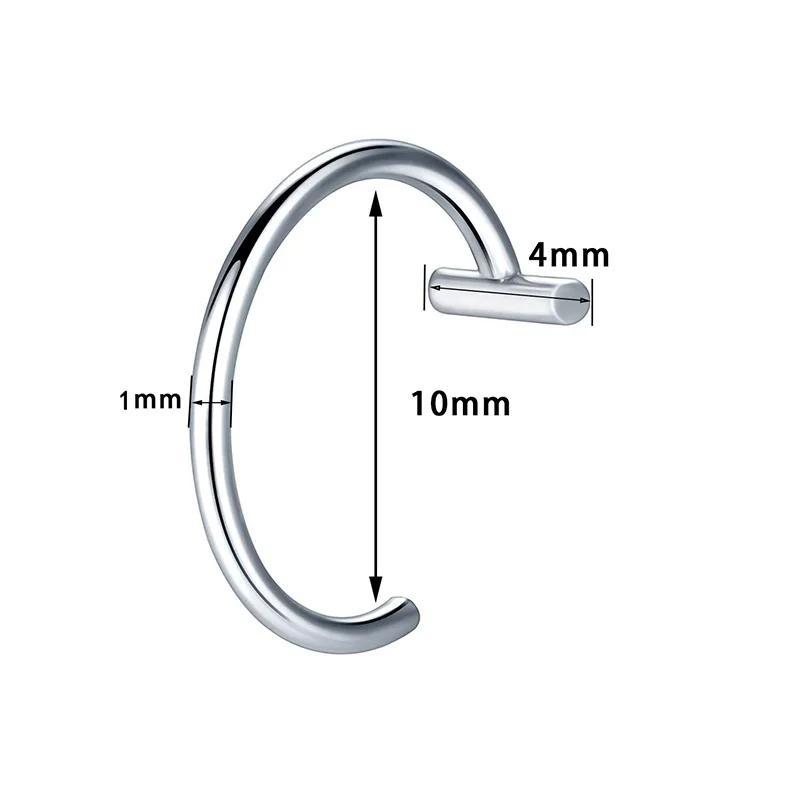 Set Orecchini A Cerchio In Argento 925 E Oro Rosa – 8mm, 10mm, 12mm – Piccoli Huggie Anallergici Per Donna E Uomo