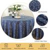 Large Round Table Covers Hotel Restaurant Tablecloth for Dining Stain-Resistant Durable Fabric Ideal for Banquets Home Decor