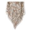 Cotton Linen Printed Square Scarf 110x110cm Lightweight Wrap Women Boho Style Headwrap Neck Accessory