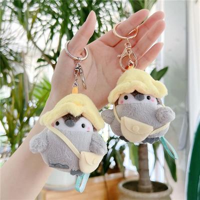 Cartoon Penguin Plush Key Ring Plush Doll School Bag Keychain Cute Penguin Keychain  Men Women