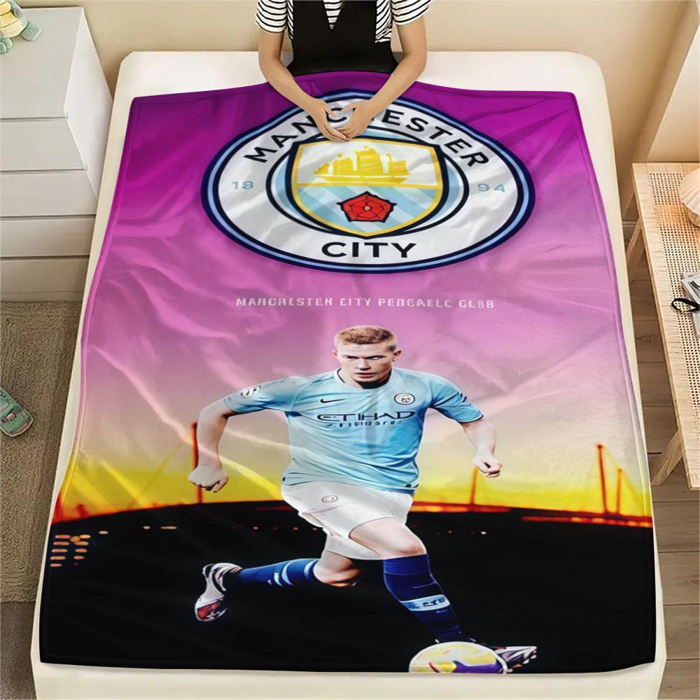 Seltene MCFC Sammeldecke, Hohe Qualität, Bequem für alle Jahreszeiten, Heimdekoration, Wärme und Komfort
